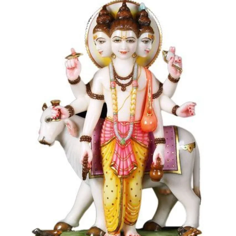 img marble dattatreya statue